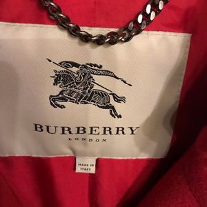Burberry pea coat